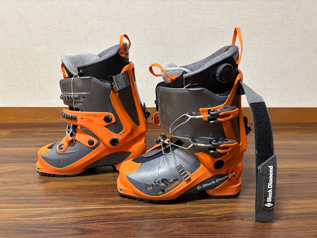  スキー用ブーツ オレンジ/グレー
