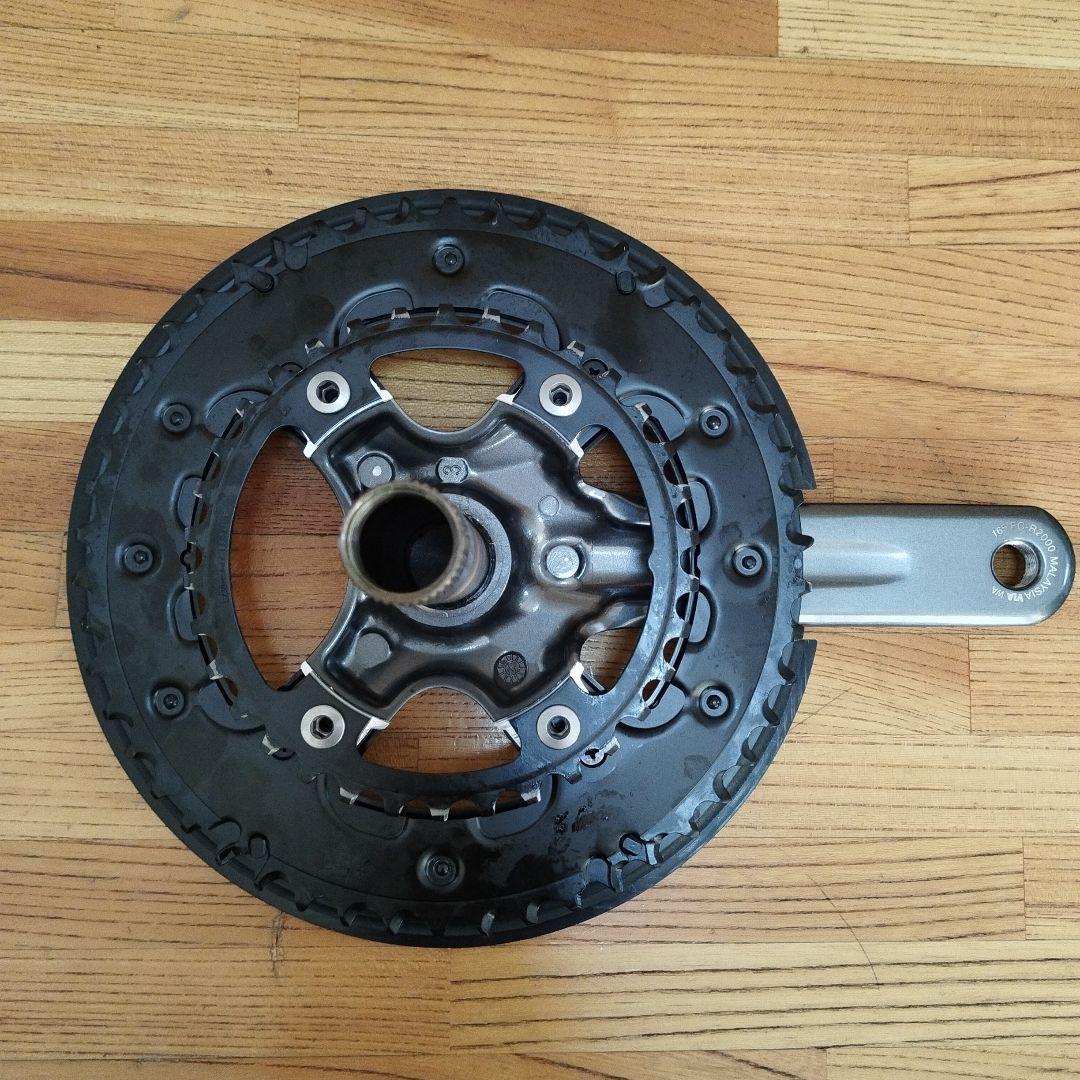 【試走10km程度】シマノ　クラリス　クランク　FC-R2000　165mm