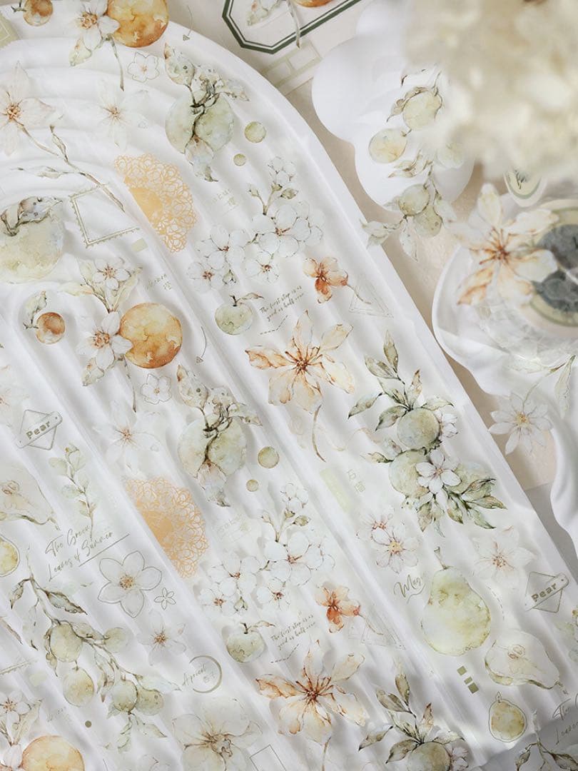 小白家文創《绿意》海外マスキングテープ　マステ 【2094】