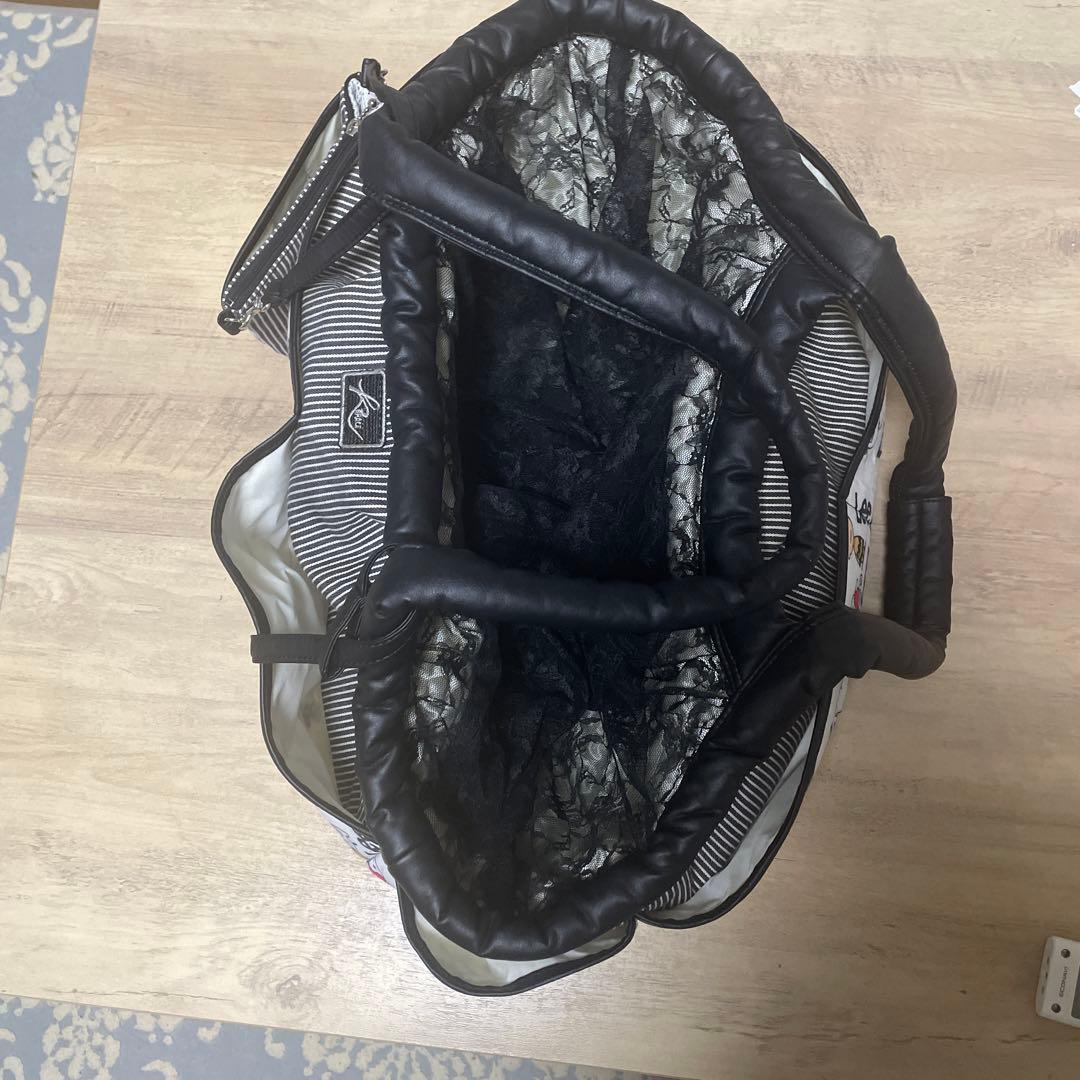 Lee スヌさん柄キャリーバッグマナーポーチ付き