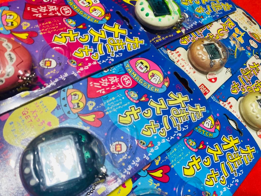【超希少未開封当時モノ】再熱たまごっち てんしっち 未開封品6点セット