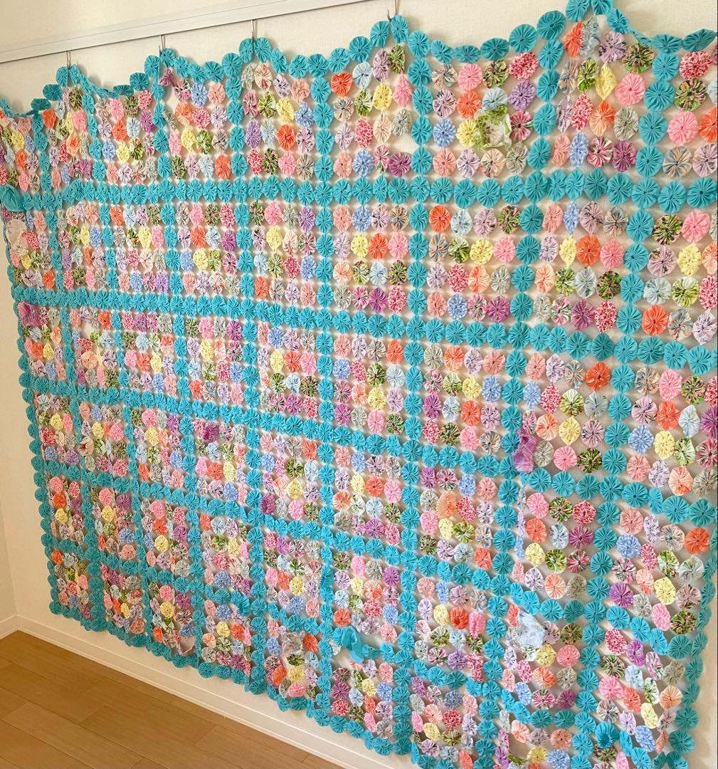 アンティーク/ヨーヨーキルト/30〜40s