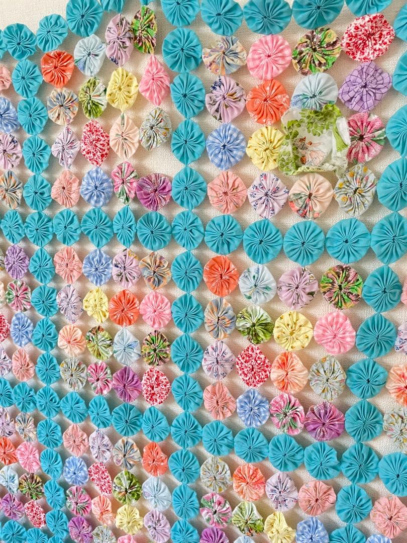 アンティーク/ヨーヨーキルト/30〜40s