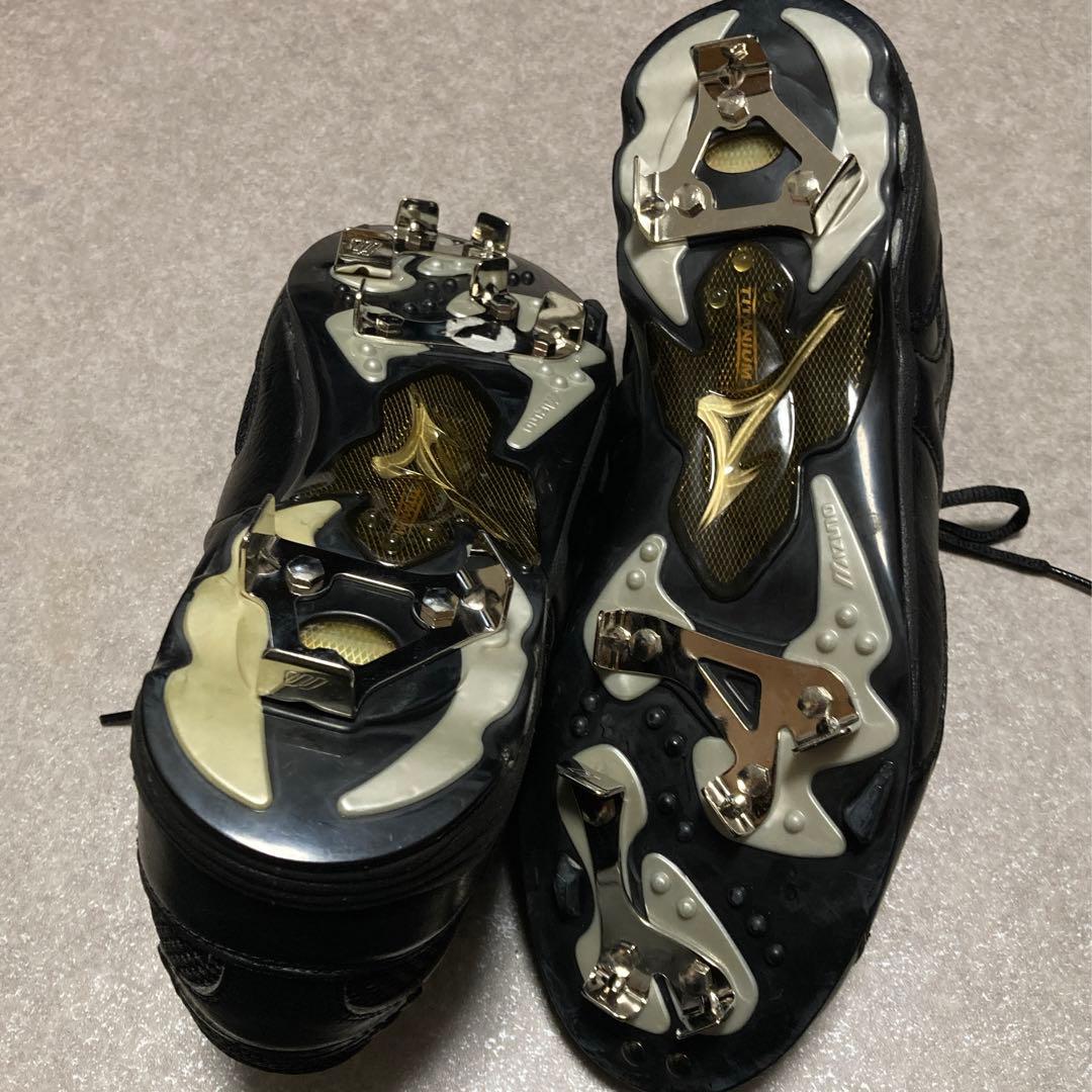 ◆未使用状態としては入手困難◆ ミズノ 青ビュー 野球 ソフトボール スパイク