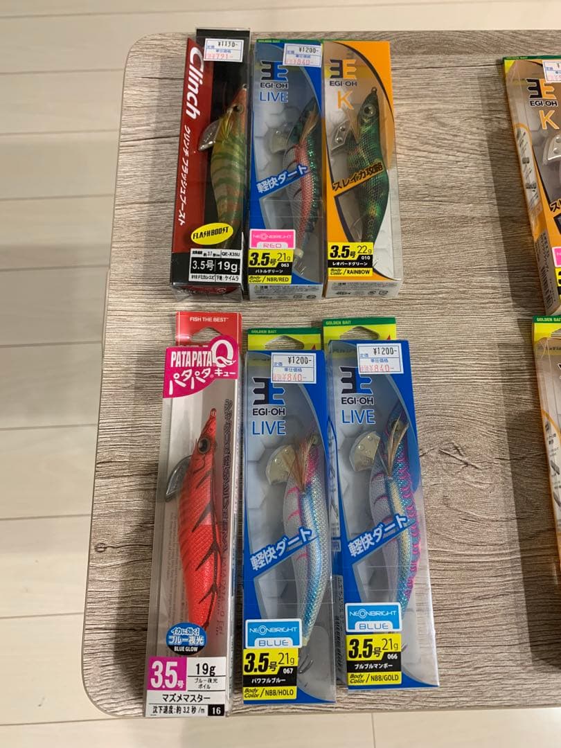 【riku 】エギ 3.5号 18個セット エギ王Kほか数種類