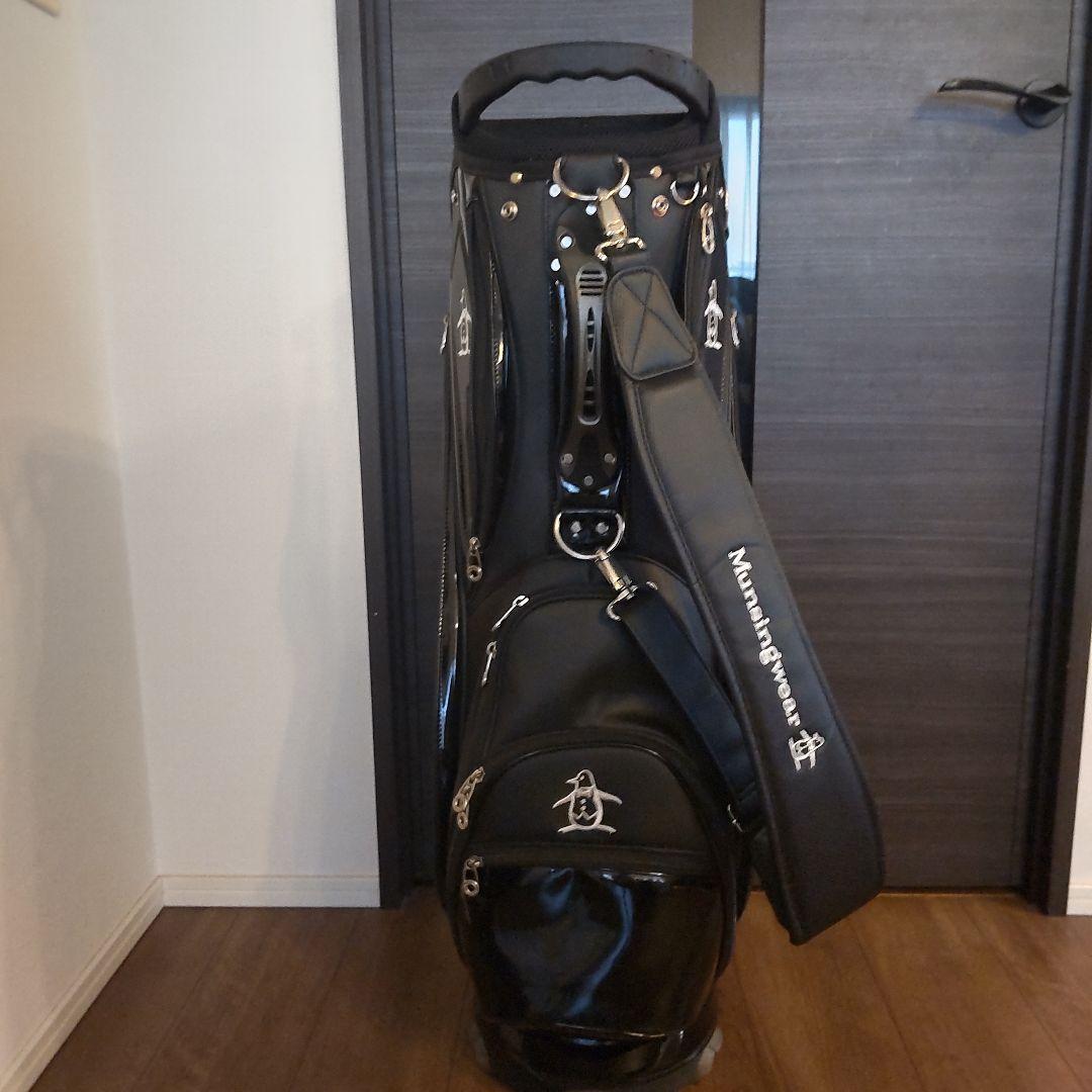 マンシングウェア ゴルフキャディバッグ9.5型/パターカバーおまけ付き