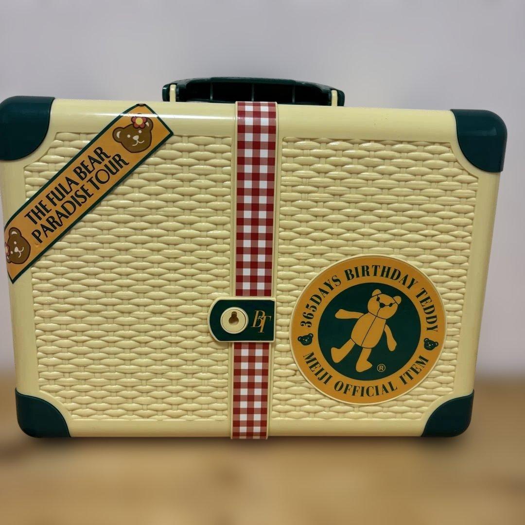 激レア‼️365日バースデイテディ 明治製菓公式アイテム 鍵付きハウス TOMY