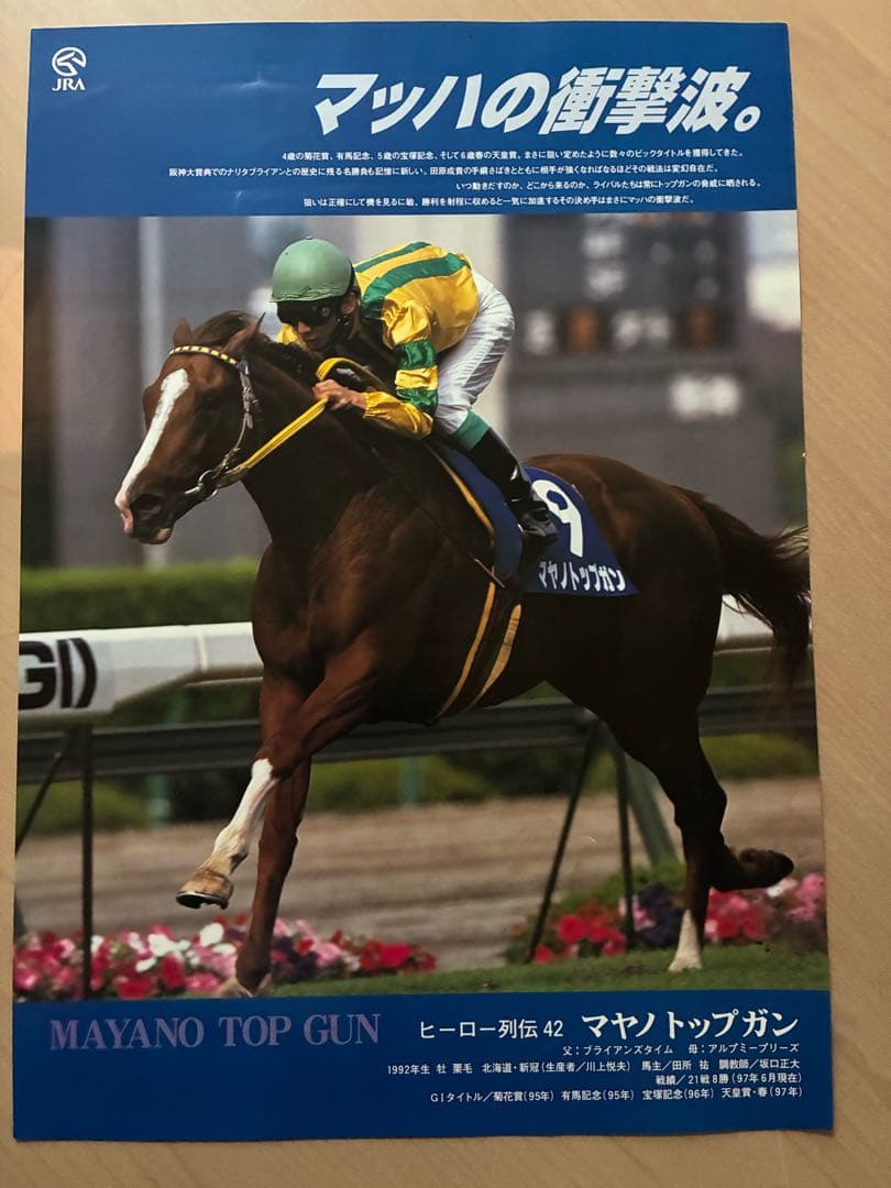 JRAヒーロー列伝　No.42 マヤノトップガン