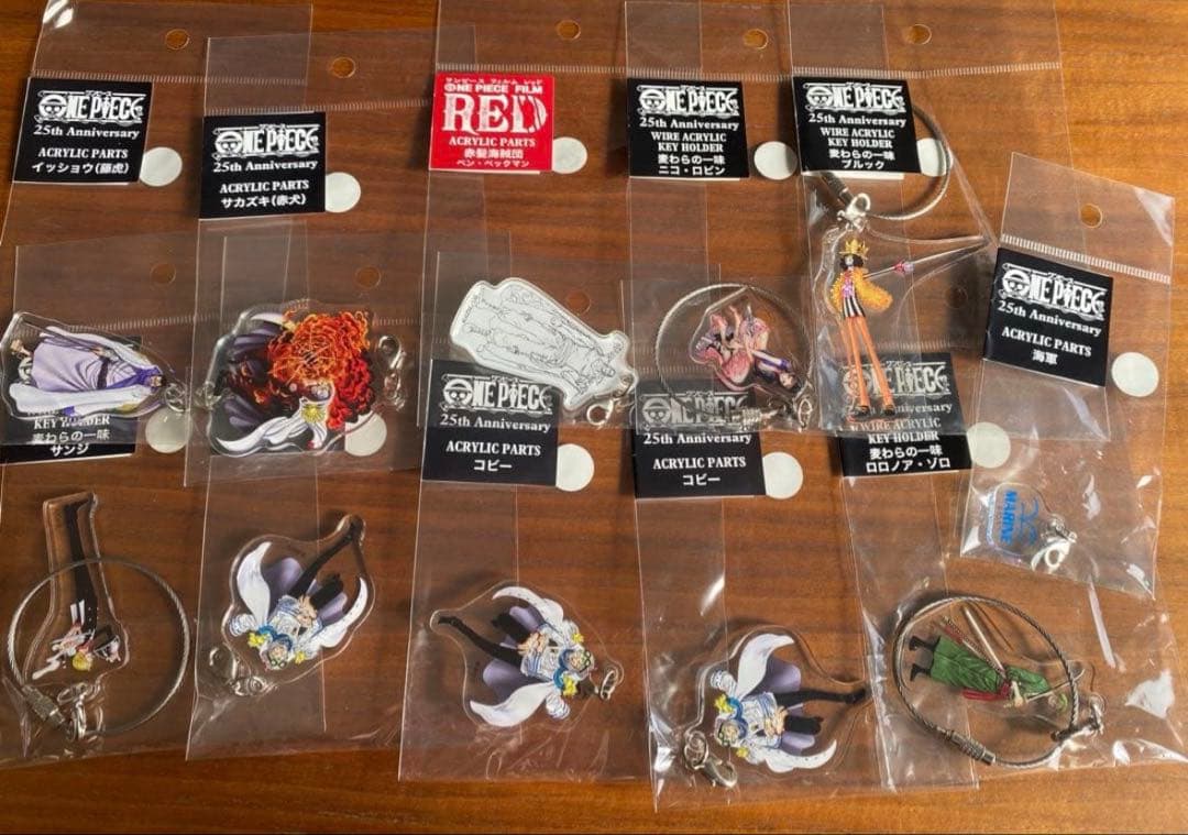 ワンピース ONE PIECE 25th アクリルパーツ まとめ売り