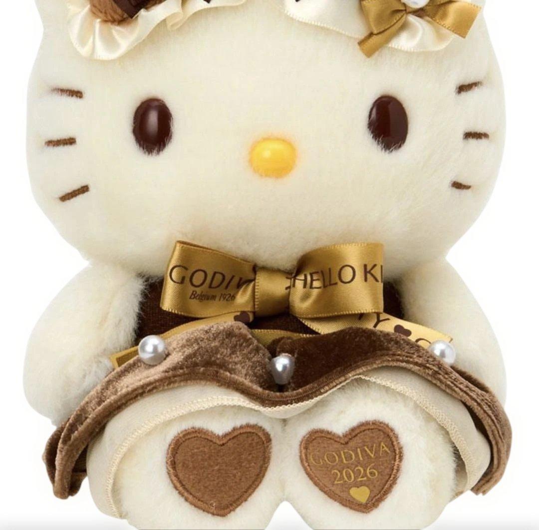 ゴディバサンリオキティーちゃんチャコレートぬいぐるみセットGODIVAハロー