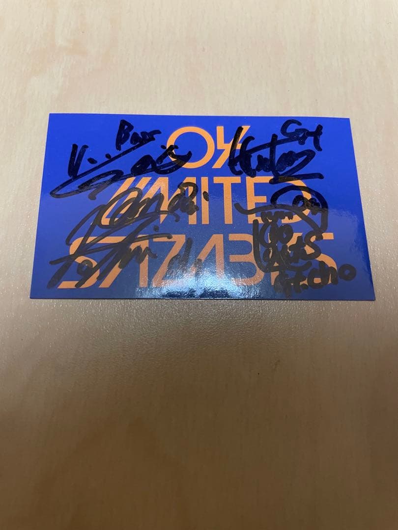 フォーリミ 04limitedSazabys サイン入りステッカー