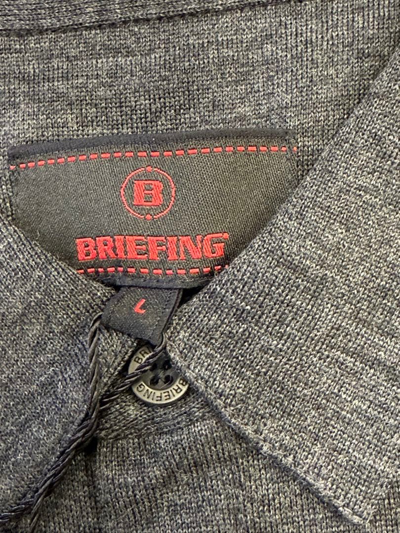【新品未使用】　BRIEFING ポロシャツ　ウール