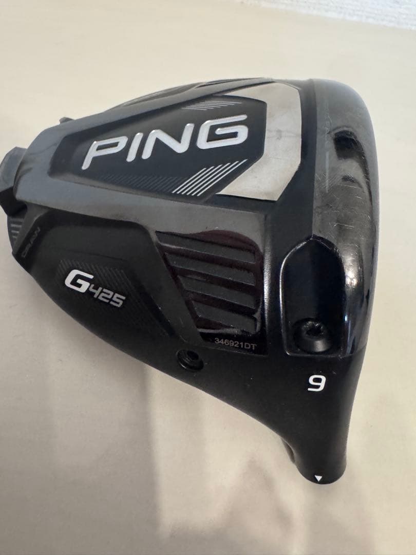 PING G425 9度　ヘッドのみ　凹み　ジャンク　ドライバー