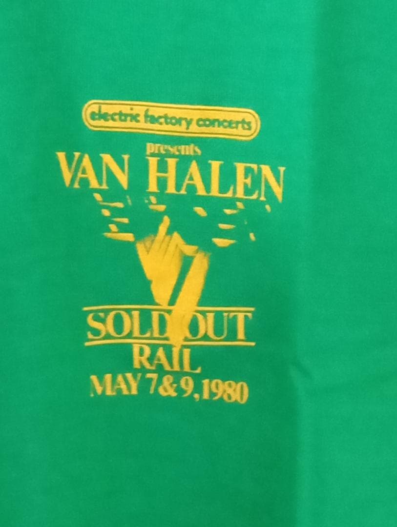 ヴァン・ヘイレン エレクトリック・ファクトリー・コンサート クルーＴシャツ
