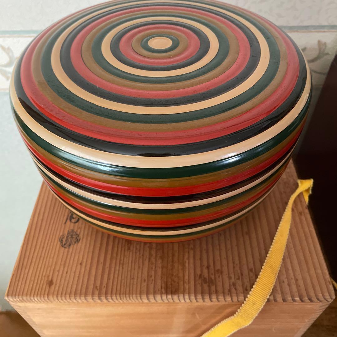 漆器　食籠　喰籠　岡本陽斎