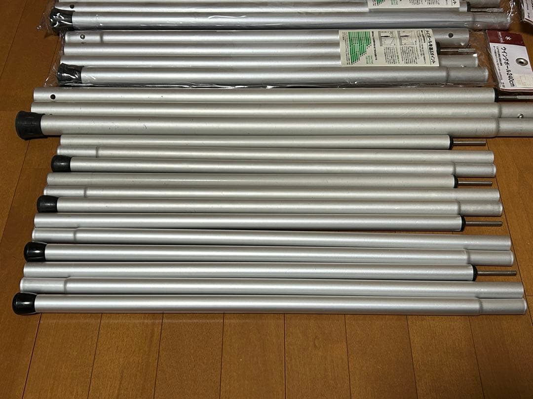スノーピーク ウイングポールいろいろ＋収納ケースセット