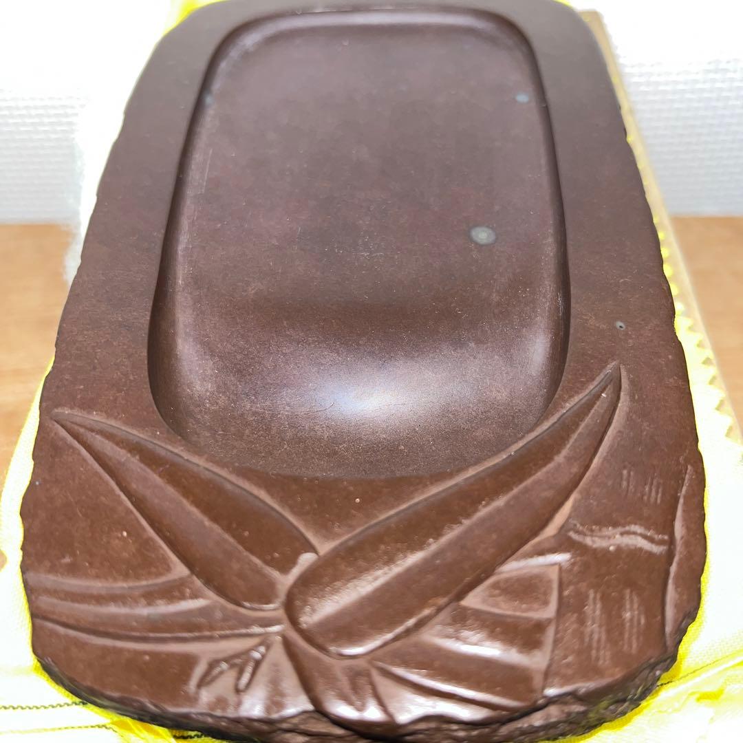 ⭕️赤間硯　木村玉池堂　木村華泉　若竹研　美品　女性向き作品