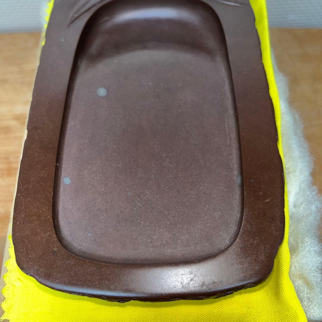 ⭕️赤間硯　木村玉池堂　木村華泉　若竹研　美品　女性向き作品