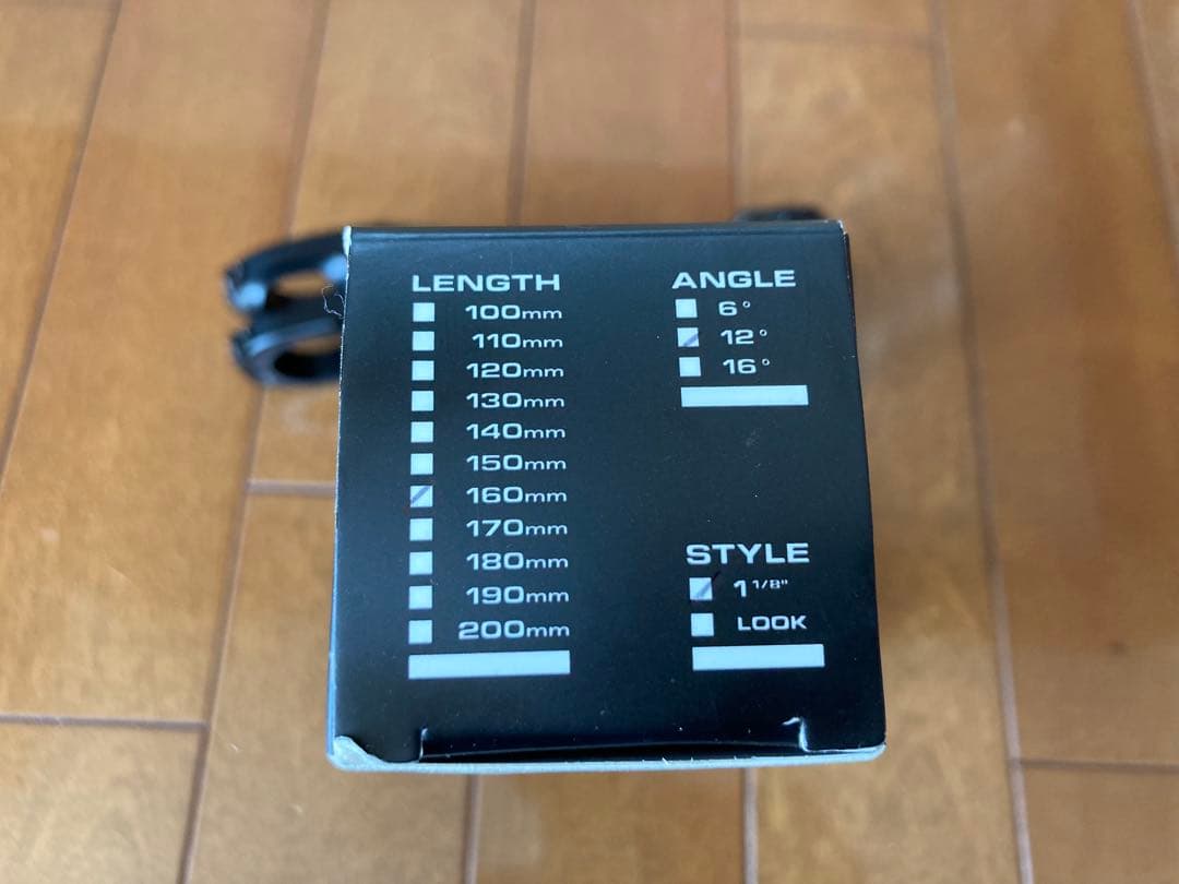 ベロバイク　ステム　160mm 12°