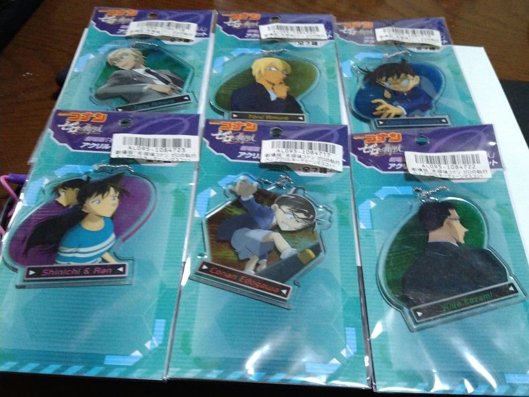 名探偵コナン ゼロの執行人 アクリルキーチェーンマスコット6個セット