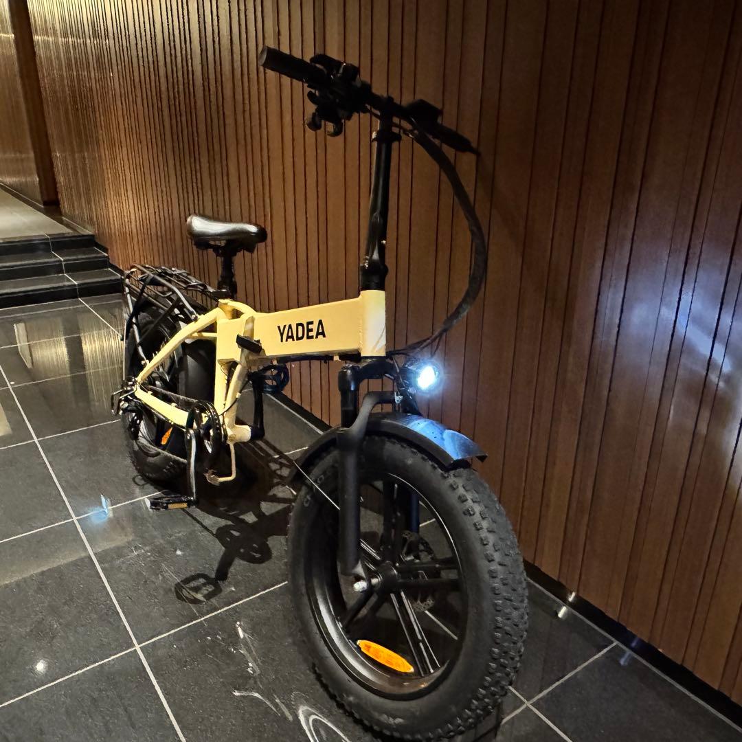 【美品】YADEA HNT-01　電動アシスト自転車　ベージュ