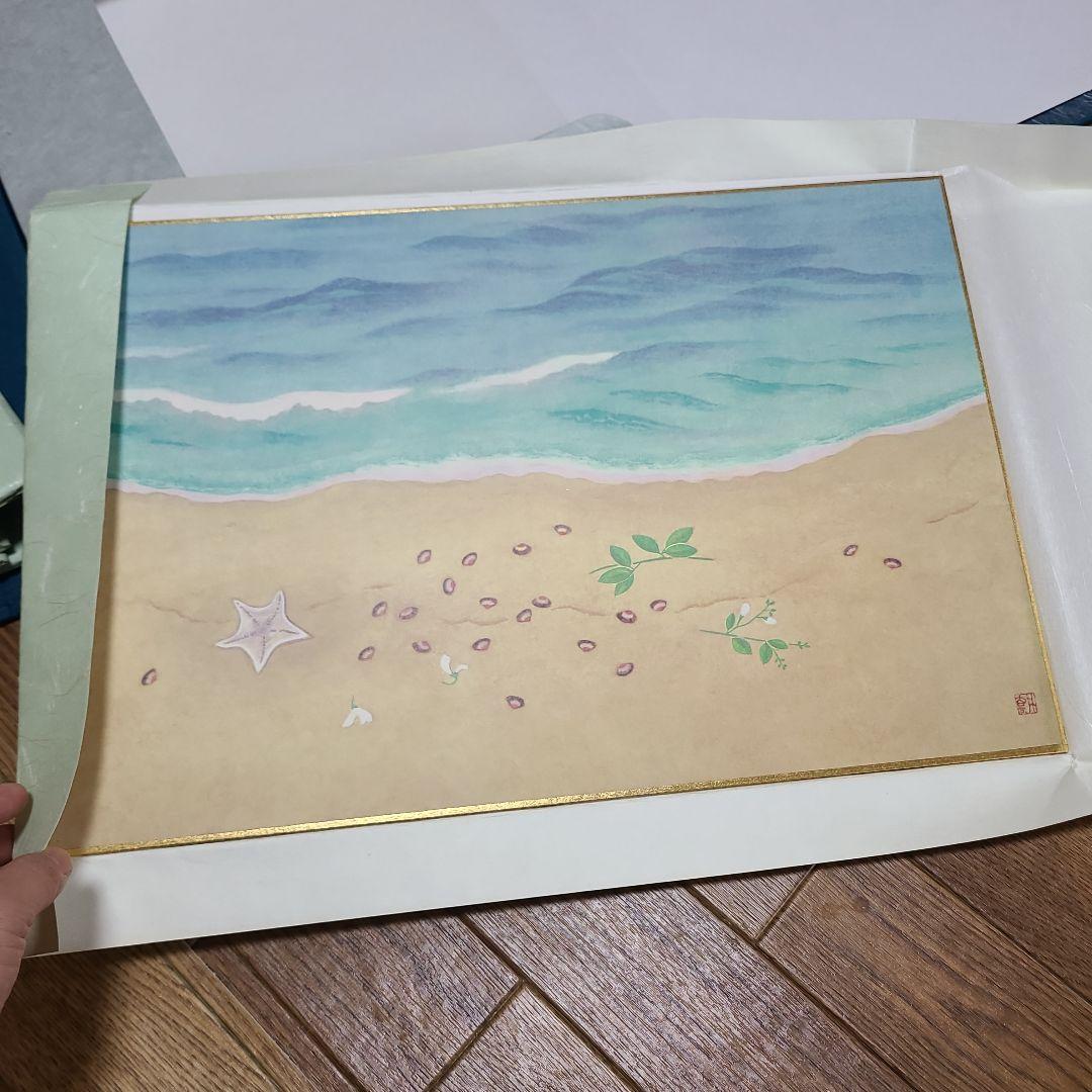 小野竹喬　奥の細道句抄絵　10枚セット　山陽新聞社　限定480部