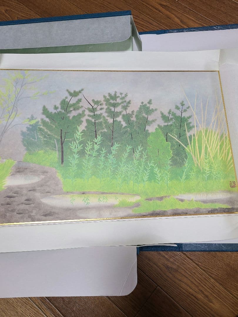 小野竹喬　奥の細道句抄絵　10枚セット　山陽新聞社　限定480部