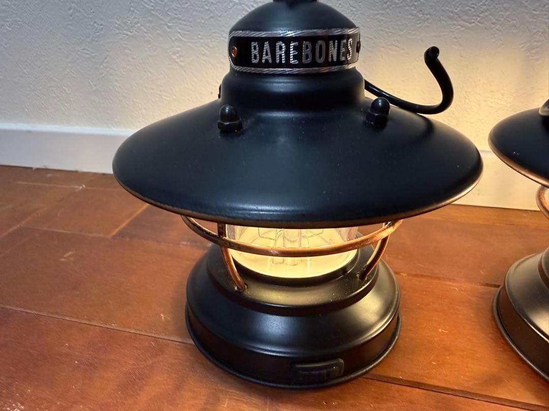 ベアボーンズ ミニエジソンLEDランタン ブラック　3台セット