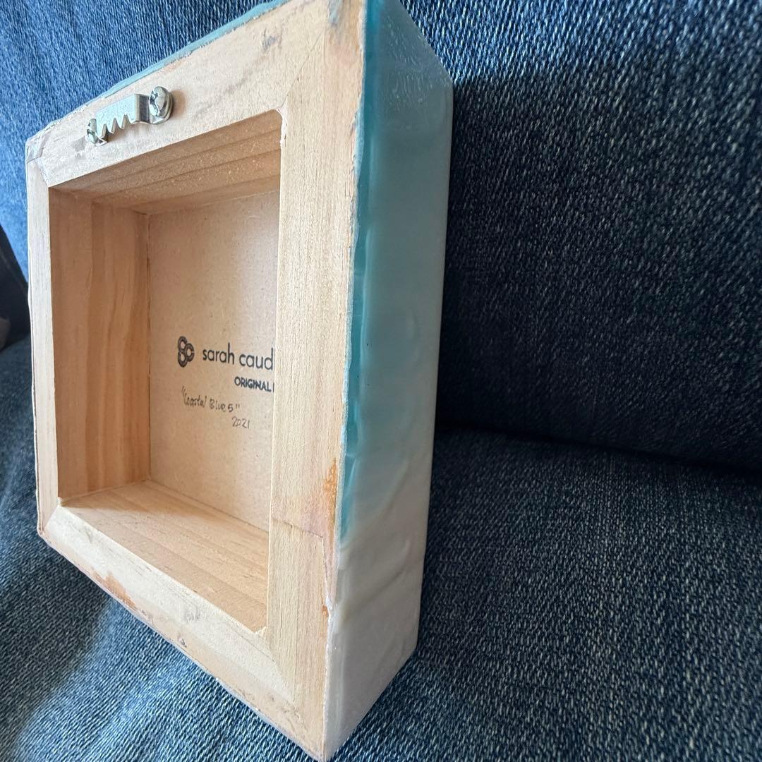 サラカードル　Sarah Caudle　原画 レジンアート④ タートル 6×6