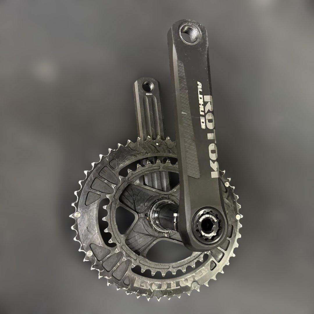 ROTOR ALDHU 3D クランクセット　165mm 50-24 30mm