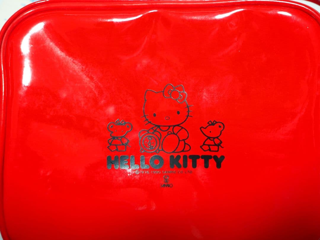 希少品　サンリオ　キティ　ぬいぐるみ　バック　レトロ　キティ展 1984