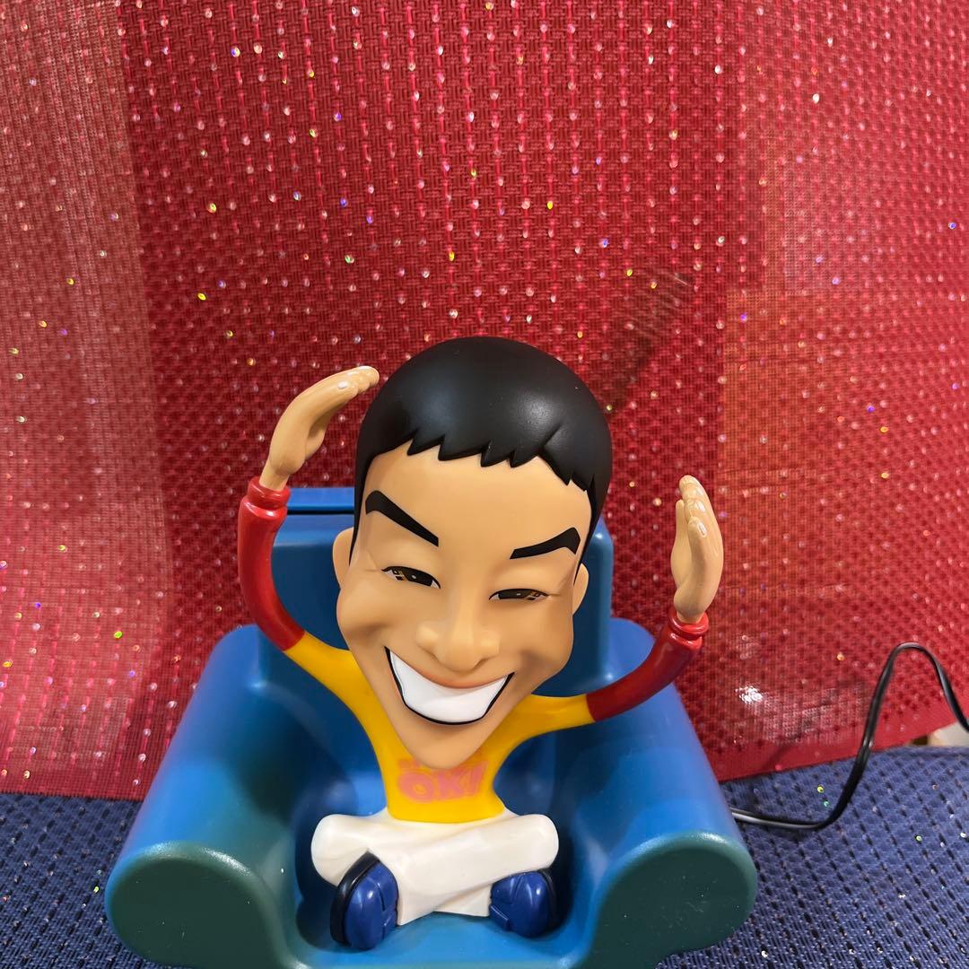 『さんまさん』座っているキャラクター フィギュア　日本テレコム