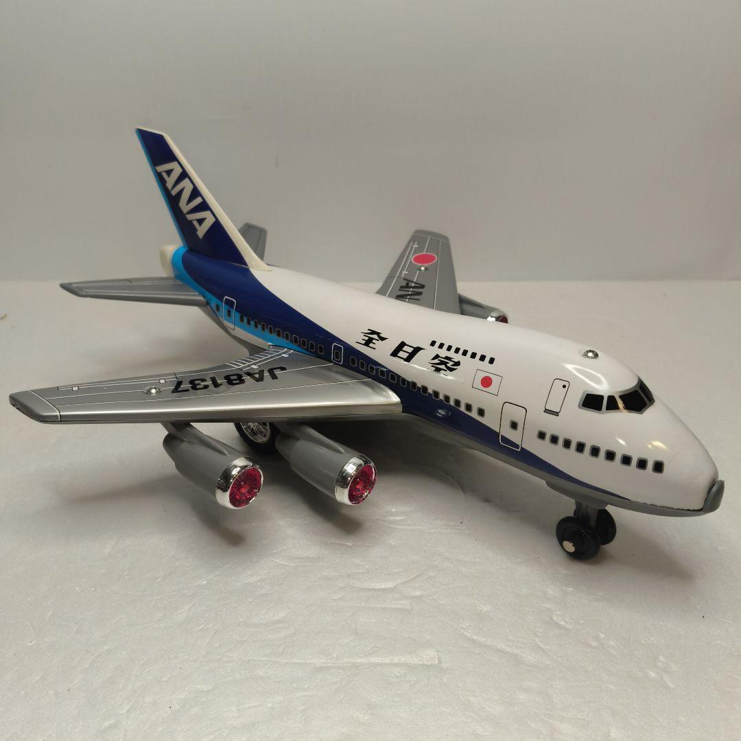 ブリキ 飛行機 ビンテージ 全日空 ANA ジャンボ 747 イチコー