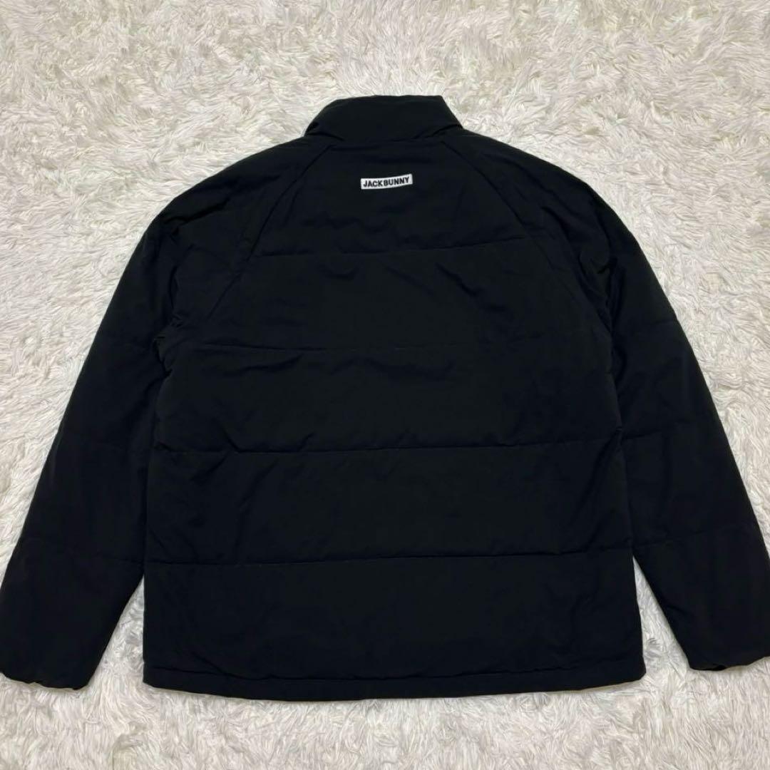 【ジャックバニー】ゴルフウェア 2way ダウンジャケット ベスト　黒　LL