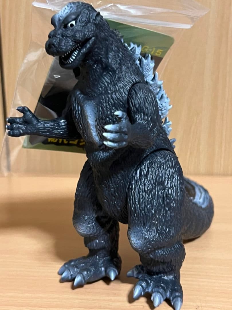 ☆バンダイソフビ東宝怪獣シリーズ☆初代ゴジラ1998タグ付き③