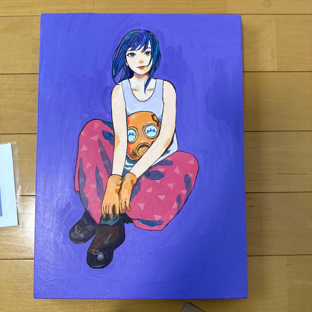 タ*テ様 ざしきわらし　原画　アクリル画　額装 333✖️242 サイン入り