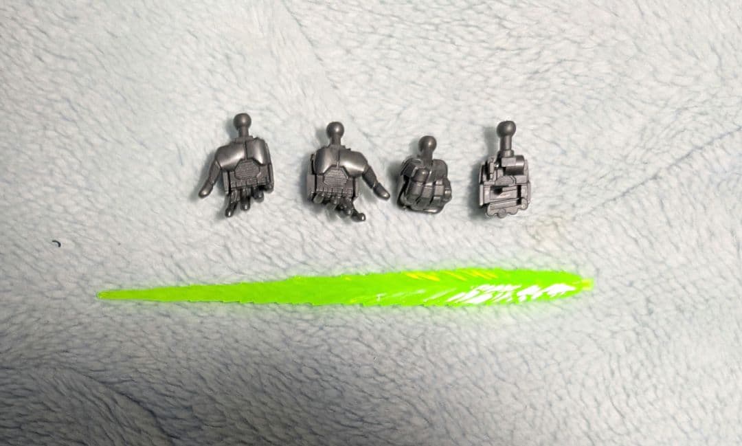 RG サザビー　塗装品　メカニカルコアメッキ風