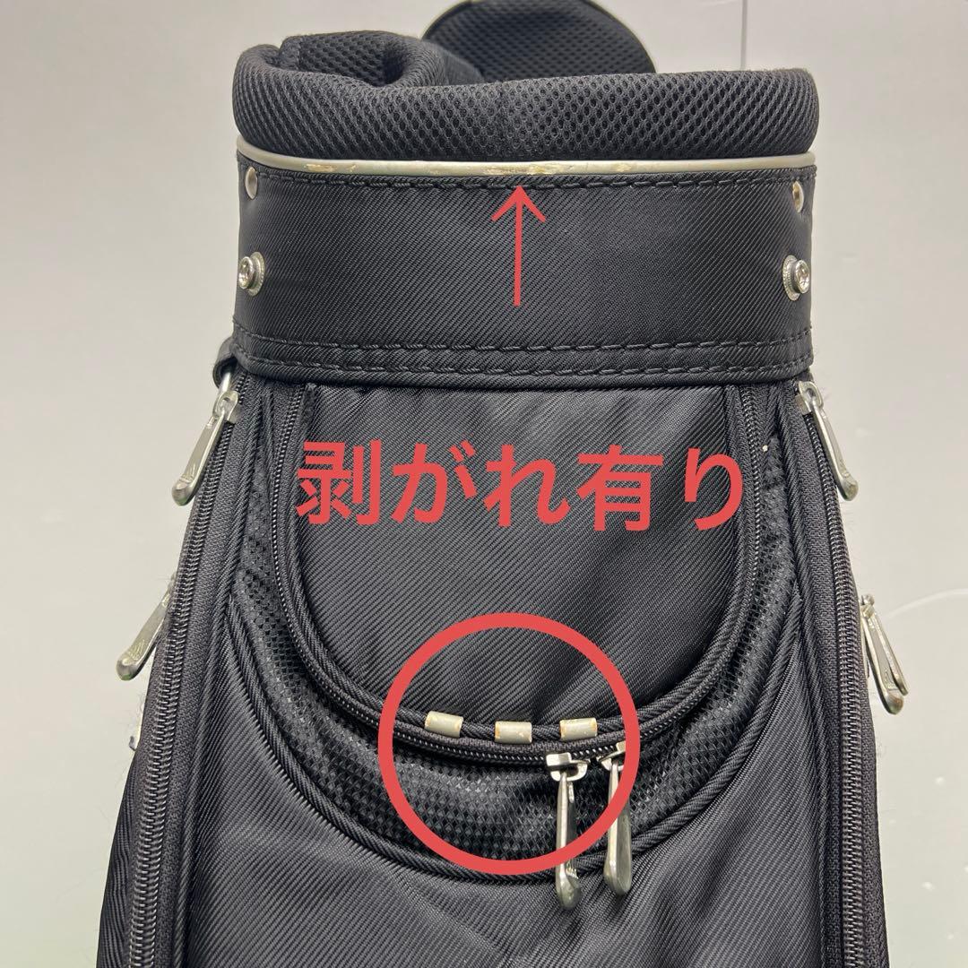 アディダス adidas ゴルフバッグ　8インチ　ブラック　中古品　メンズ