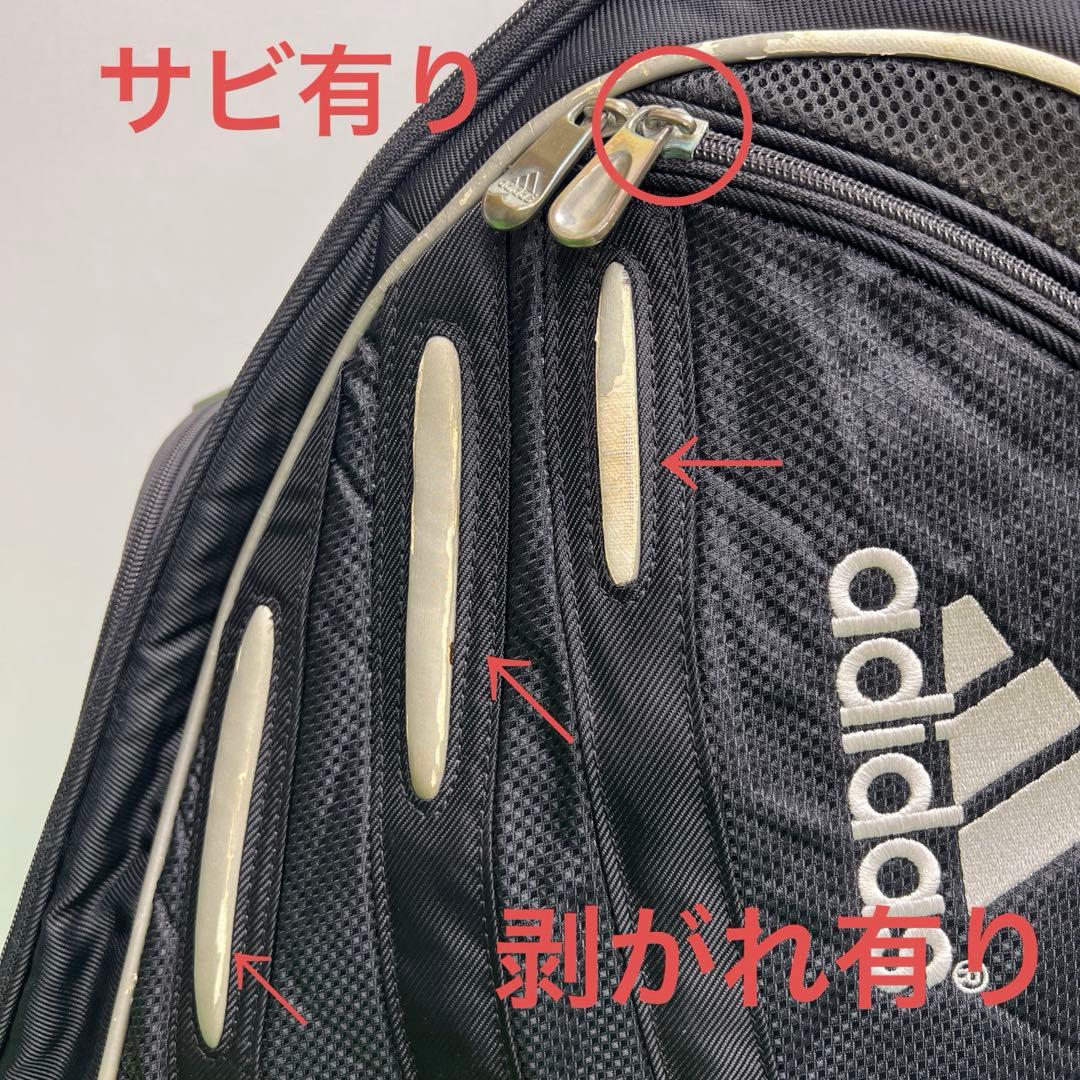アディダス adidas ゴルフバッグ　8インチ　ブラック　中古品　メンズ