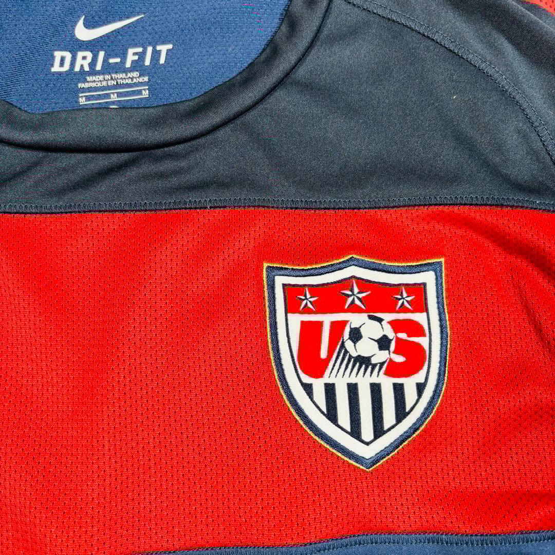 古着ナイキ　サッカーシャツ　Nike Dri-FIT USA代表シャツ　メッシュ