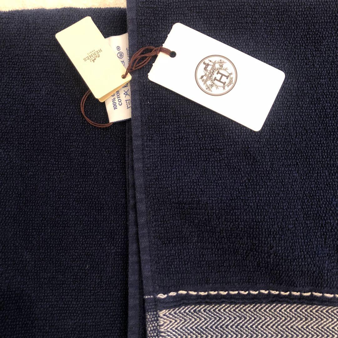 HERMES ビーチタオル バスタオル100%コットン