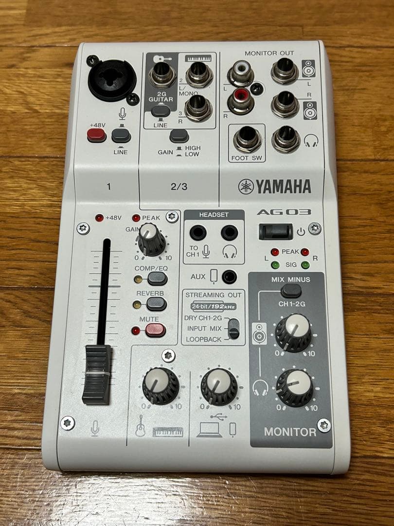 YAMAHA AG03MK2 ホワイト 箱・付属品付き