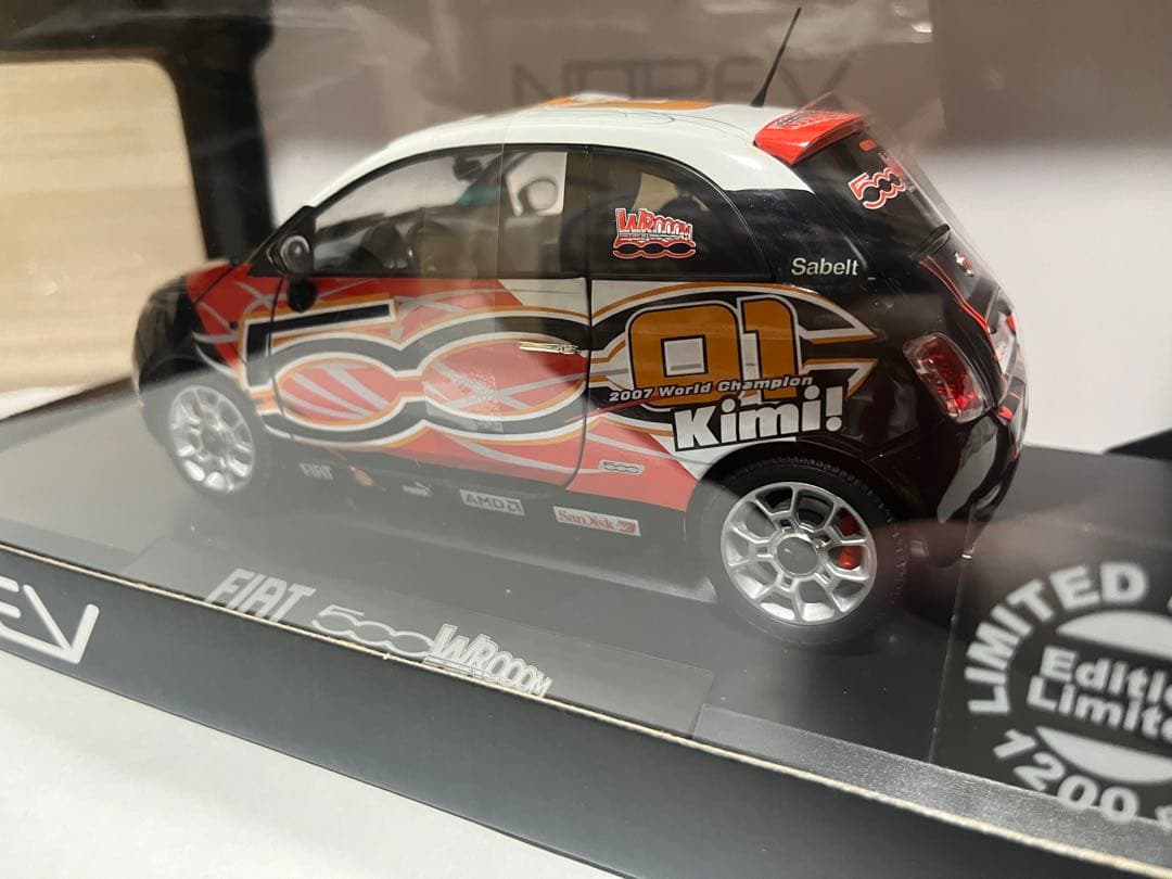 NOREV 1/18 Fiat 500 WROOOM ＃01 キミ・ライコネン