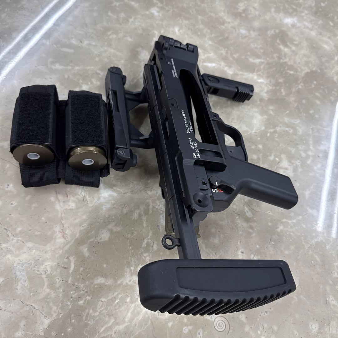 ⑦S&T M320A1 グレネードランチャー BK