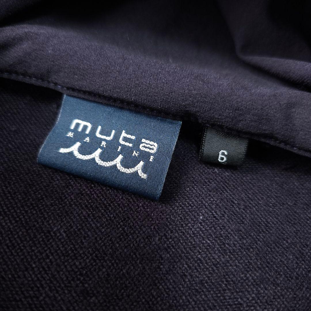 ムータマリンゴルフ 長袖ゴルフブルゾンジャケット フーディ パーカー 紺 L