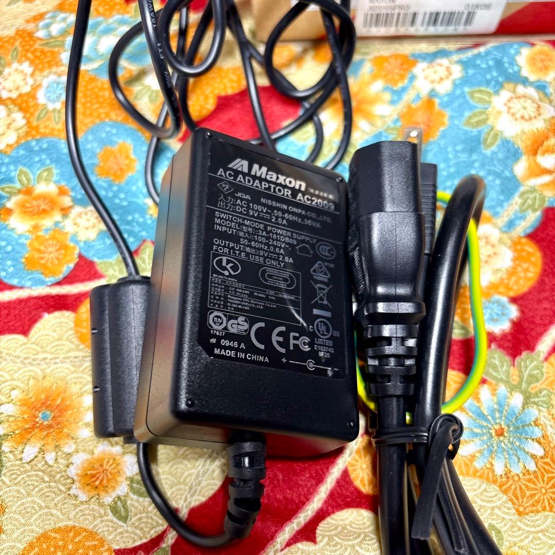 Maxon AD999Pro 90年代日本製ビンテージ箱、取説、アダプター付き