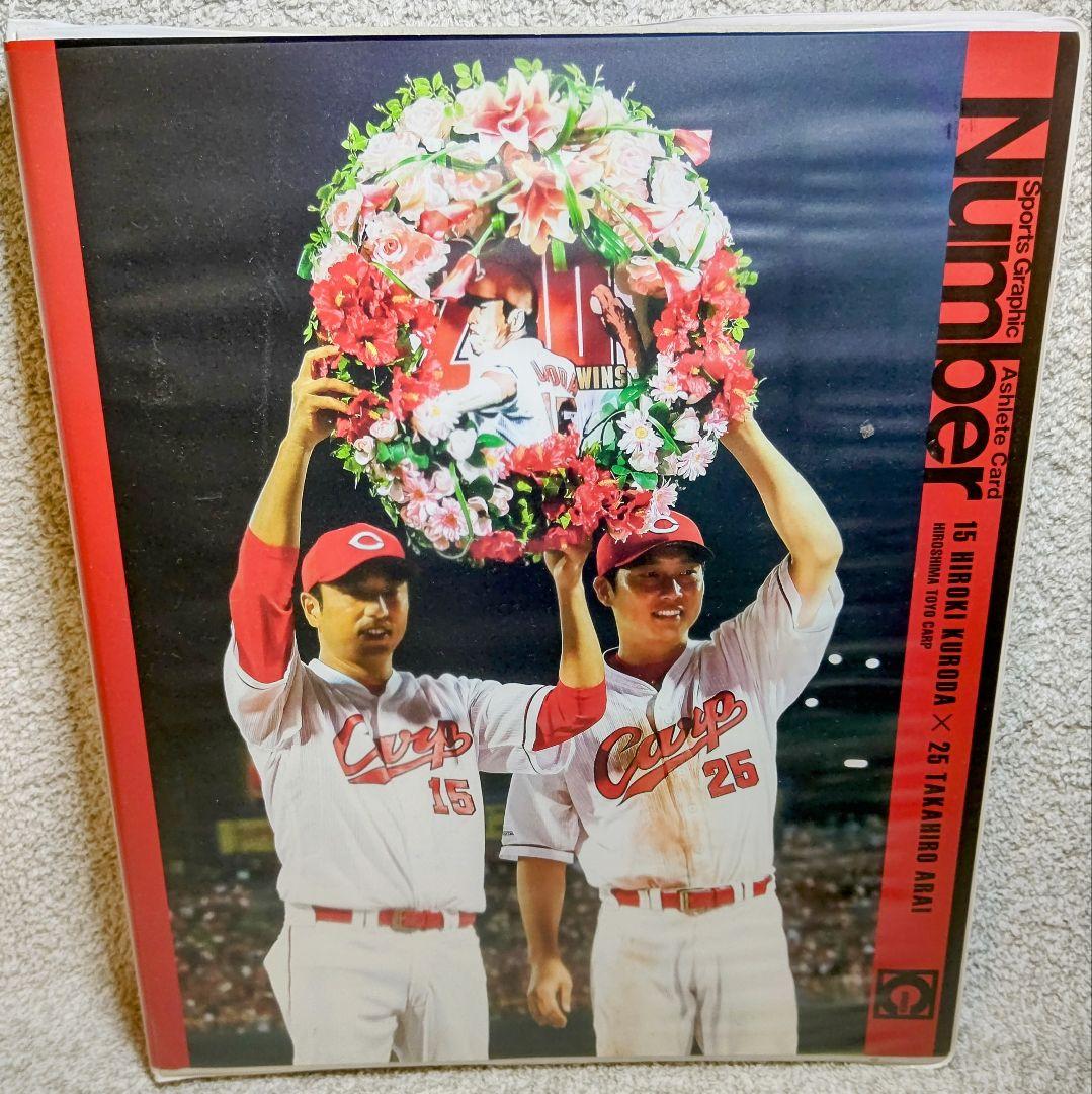 黒田博樹×新井貴浩 アスリートカード 広島カープ コンプリートファイル 超希少