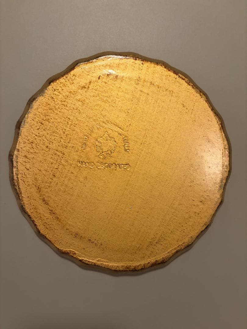 「ヴィーナスの誕生」イタリア木彫りハンドメイドトレイ