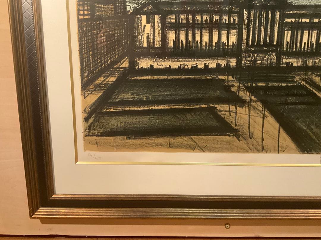 ビュッフェ　「アルバムサンフランシスコNo.３」　リトグラフ　直筆サイン有り