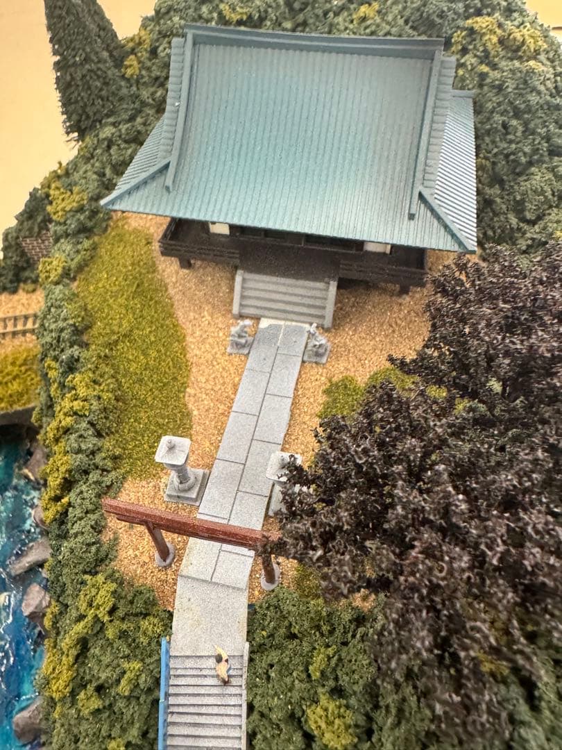 引き取り ジオラマ◆昭和ふるさと鉄道◆完成版鉄道風景模型 東京書芸館